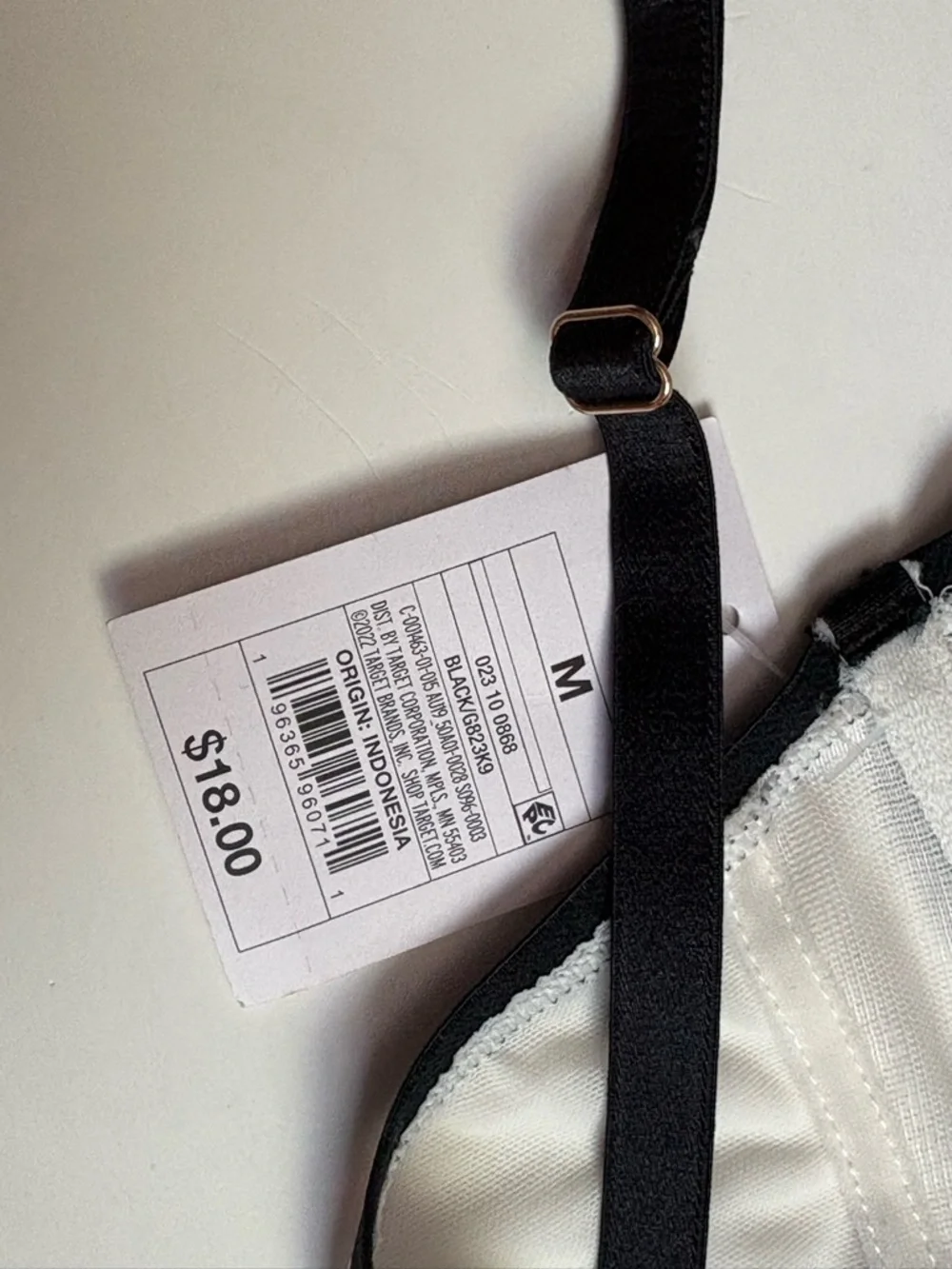 Auden Black Lace Underwire Bra with Strappy Detail - Picture 11 of 12